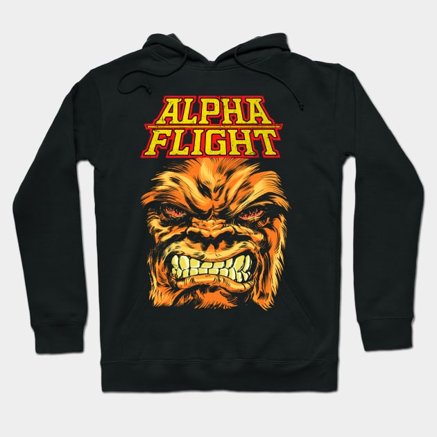 Alpha flight Sasquatch Hoodie by OniSide